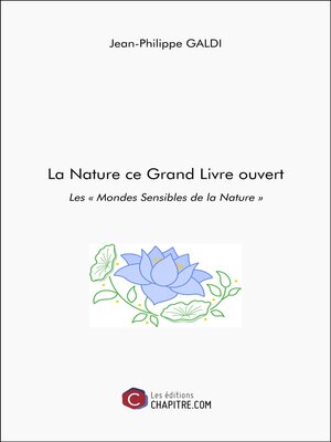 cover image of La Nature ce Grand Livre ouvert